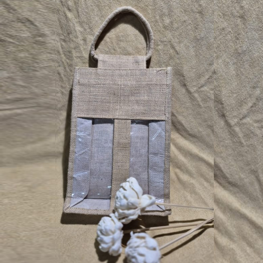 Classic Jute Tote Bag (Natural)